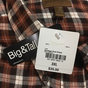 Men’s big and tall long sleeve shirt